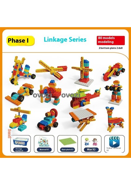 Bilim ve Teknoloji Dişli Yapı Taşları Puzzle Eğitici Oyuncaklar (Yurt Dışından)