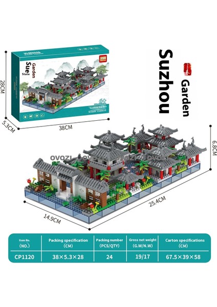 Dünyaca Ünlü Mimari Puzzle Yapı Taşı Eğitici Oyuncaklar (Yurt Dışından)
