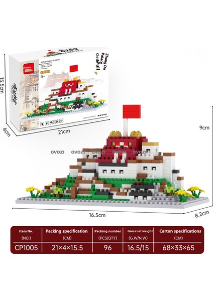 Dünyaca Ünlü Mimari Puzzle Yapı Taşı Eğitici Oyuncaklar (Yurt Dışından)