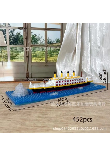 Tekne Modeli Puzzle Yapı Taşları Eğitici Oyuncaklar (Yurt Dışından)