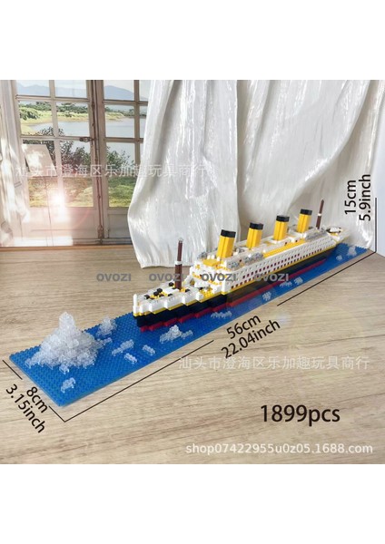 Tekne Modeli Puzzle Yapı Taşları Eğitici Oyuncaklar (Yurt Dışından)