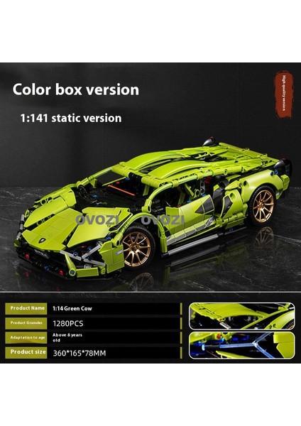 Spor Araba Yarış Arabası Yapı Taşları Eğitici Oyuncaklar (Yurt Dışından)