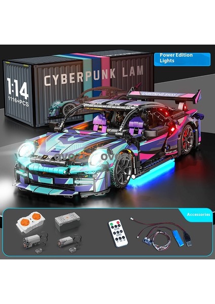 Spor Araba Yarış Arabası Yapı Taşları Eğitici Oyuncaklar (Yurt Dışından)