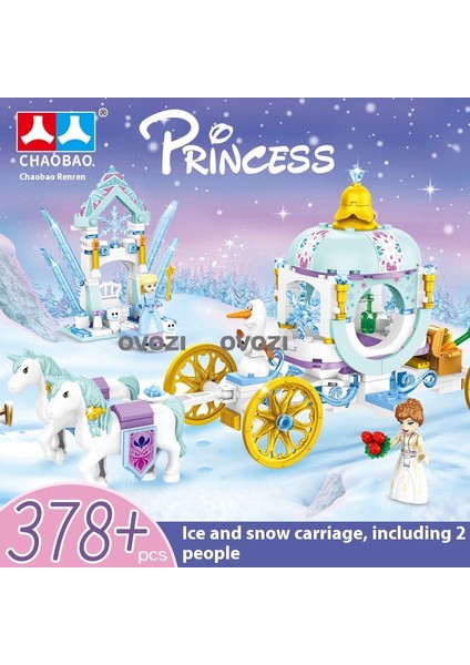 Frozen Karlar Ülkesi Blok Yapboz Oyuncakları (Yurt Dışından)