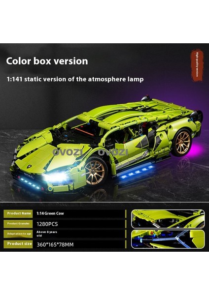 Spor Araba Yarış Arabası Yapı Taşları Eğitici Oyuncaklar (Yurt Dışından)