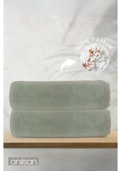 2'li Mercan Büyük Banyo Havlusu - 90X150 Cm, 740GR, %100 Pamuk, Spa ve Otel Havlusu, Günlük Kullanıma Uygun