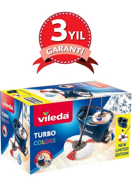 Turbo Colors 2in1 Temizlik Seti Mavi fiyatları