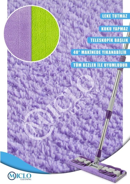 Mandallı Teleskobik Mop +2 Bez modelleri