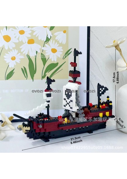 Tekne Modeli Puzzle Yapı Taşları Eğitici Oyuncaklar (Yurt Dışından)