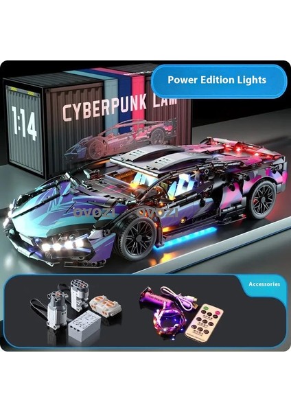 Spor Araba Yarış Arabası Yapı Taşları Eğitici Oyuncaklar (Yurt Dışından)