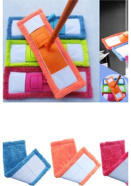 ( 2 Adet ) Mikrofiber Mop Yedek Bez Standart Tüm Modellere Uygun 40 cm