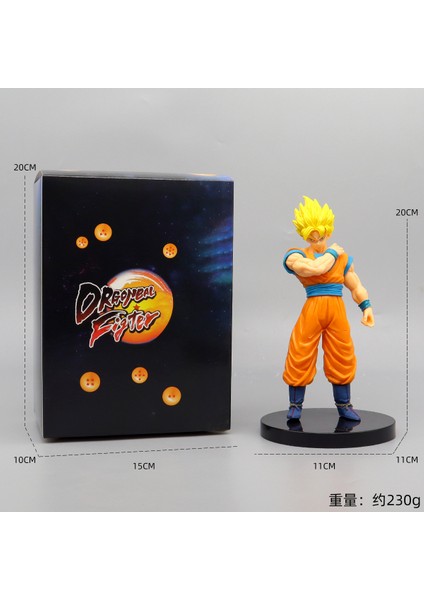 Yedi Dragon Ball Süper Saiyan Manken Anime Model Süsleri (Yurt Dışından)