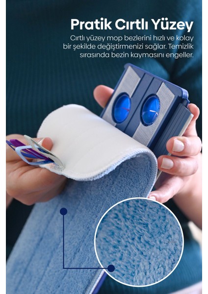 Mikrofiber Tekli Duvar Mop Set indirimleri