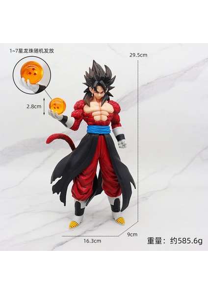 Yedi Dragon Ball Süper Saiyan Manken Anime Model Süsleri (Yurt Dışından)