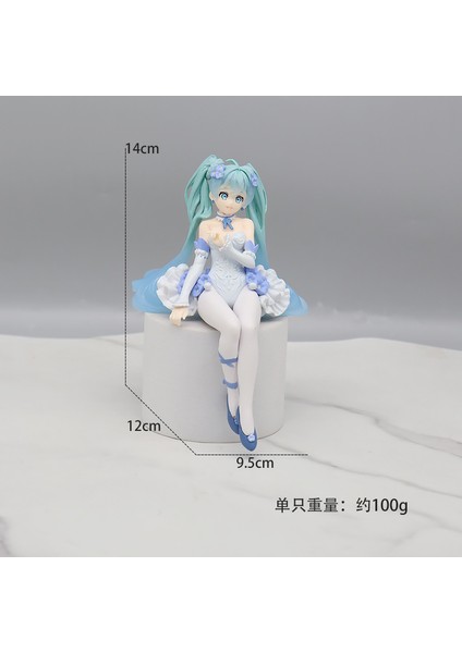 Anime Hatsune Miku El Modeli Ikincil Masaüstü Araba Süsleri (Yurt Dışından)