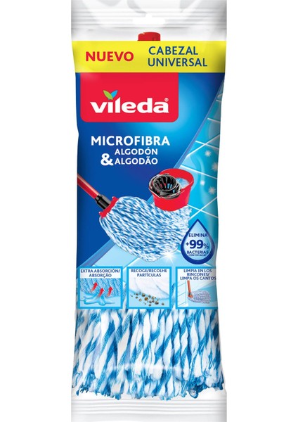 Süper Mocio Mikrofiber Pamuk Dokulu Paspas