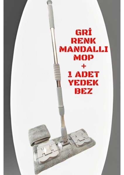 Mandallı Mopset (1 Adet Yedek Bez Hediyeli)