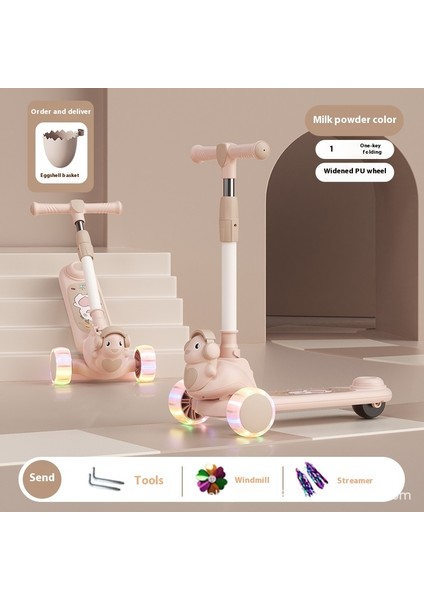 Scooter Çocuk Scooter 1-6 Yaş Bebek Pedalı Çocuk Oyuncak Araba (Yurt Dışından)