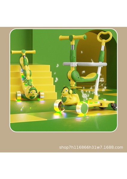 Scooter Çocuk Scooter 1-6 Yaş Bebek Pedalı Çocuk Oyuncak Araba (Yurt Dışından)