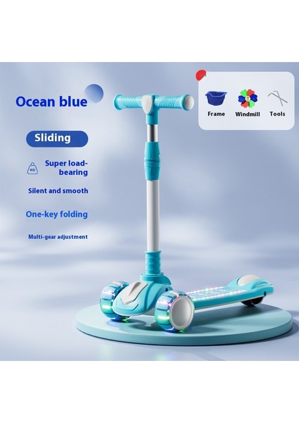 Çocuk Scooter 3 - 6 Yaş 3'ü 1 Arada Bebek Pedalı Oturabilir ve Kayar Scooter'a Binebilir (Yurt Dışından)