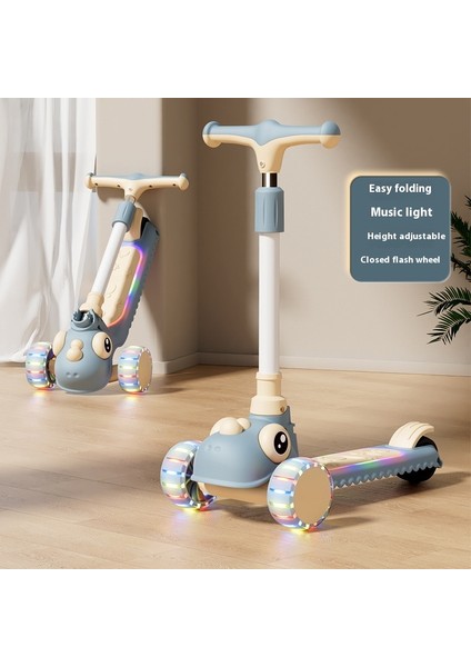Çocuk Scooter 3 - 6 Yaş 3'ü 1 Arada Bebek Pedalı Oturabilir ve Kayar Scooter'a Binebilir (Yurt Dışından)