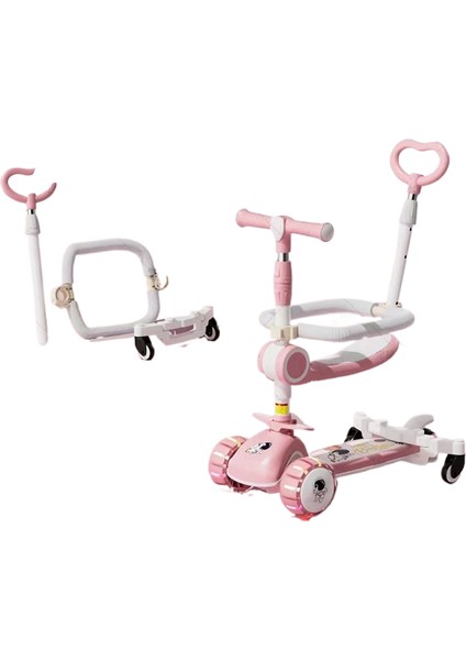 Çocuk Scooter 3 - 6 Yaş 3'ü 1 Arada Bebek Pedalı Oturabilir ve Kayar Scooter'a Binebilir (Yurt Dışından)