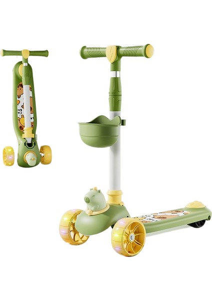 Scooter Çocuklar: 3 Ila 6 Yaş, Erkek, Kız, Oturabilir ve Binebilir, Bebek Pedalı, Scooter Üçü Bir Arada (Yurt Dışından)