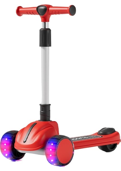 Çocuk Scooter 3'ü 1 Arada 3-6 Yaş Erkek ve Kız Scooter Bebek Oturabilir ve Kaygan Scooter'a Binebilir (Yurt Dışından)
