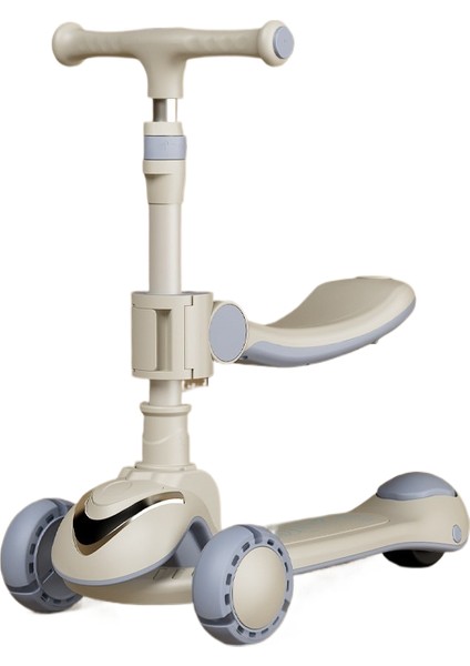 Scooter Çocuklar: 3 Ila 6 Yaş, Erkek, Kız, Oturabilir ve Binebilir, Bebek Pedalı, Scooter Üçü Bir Arada (Yurt Dışından)
