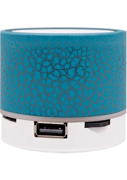 Mini Hacklenmiş Bluetooth Hoparlör Taşınabilir Takılabilir Subwoofer Hoparlör LED Işık Kablosuz Hoparlör (Yurt Dışından)
