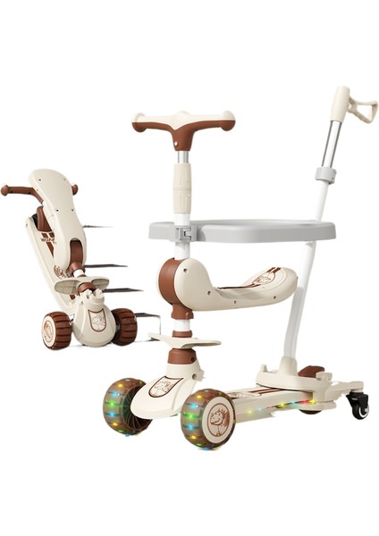 Yeni Çocuk Scooter 3 A 6 Yaşında Katlanır Erkek Bebek Scooter (Yurt Dışından)