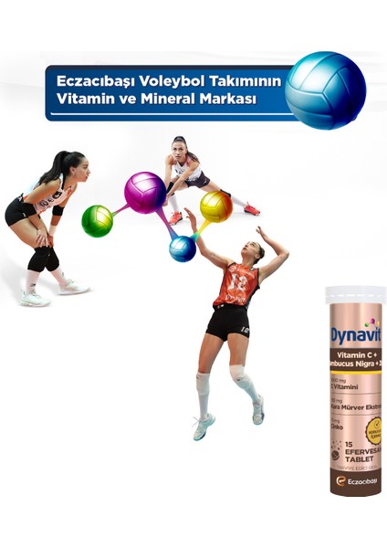 C Vitamini, Sambucus Nigra ve Çinko 15 Efervesan Tablet - 2'li Avantajlı Paket