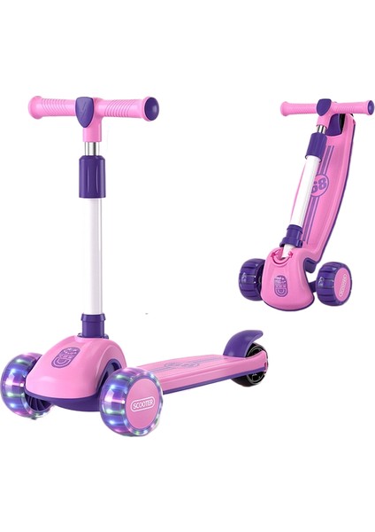 3 Ila 6 Yaş Arası Scooter Çocukları, Üçü Bir Arada Bebek Pedallı Scooter Oturabilir ve Binebilir (Yurt Dışından)