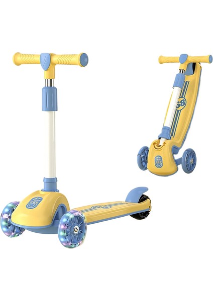 3 Ila 6 Yaş Arası Scooter Çocukları, Üçü Bir Arada Bebek Pedallı Scooter Oturabilir ve Binebilir (Yurt Dışından)