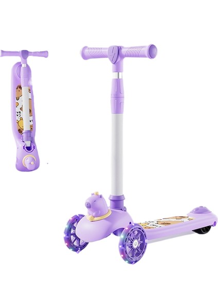 3 Ila 6 Yaş Arası Scooter Çocukları, Üçü Bir Arada Bebek Pedallı Scooter Oturabilir ve Binebilir (Yurt Dışından)