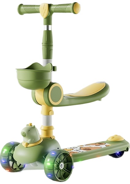 Scooter Çocuklar: 3 Ila 6 Yaş, Erkek, Kız, Oturabilir ve Binebilir, Bebek Pedalı, Scooter Üçü Bir Arada (Yurt Dışından)