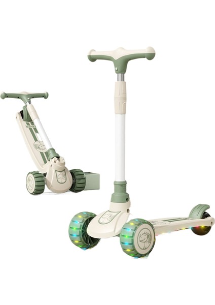 Yeni Çocuk Scooter 3 A 6 Yaşında Katlanır Erkek Bebek Scooter (Yurt Dışından)
