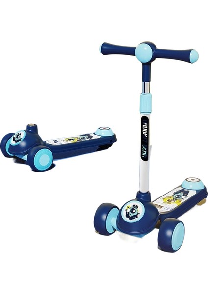 Yeni Çocuk Scooter 3 A 6 Yaşında Katlanır Erkek Bebek Scooter (Yurt Dışından)