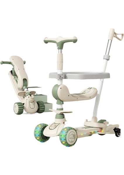 Yeni Çocuk Scooter 3 A 6 Yaşında Katlanır Erkek Bebek Scooter (Yurt Dışından)