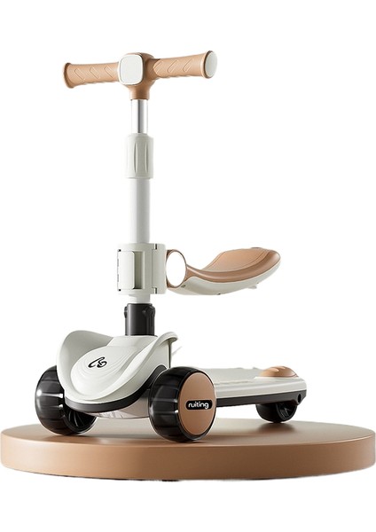Scooter Çocuklar 3 A 6 Yaşında Erkek Kız Çocuk Bebek Pedallı Scooter Paten 3'ü 1 Arada (Yurt Dışından)