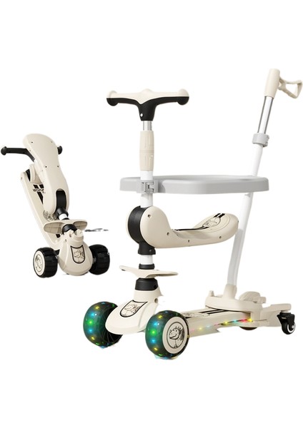 Yeni Çocuk Scooter 3 A 6 Yaşında Katlanır Erkek Bebek Scooter (Yurt Dışından)