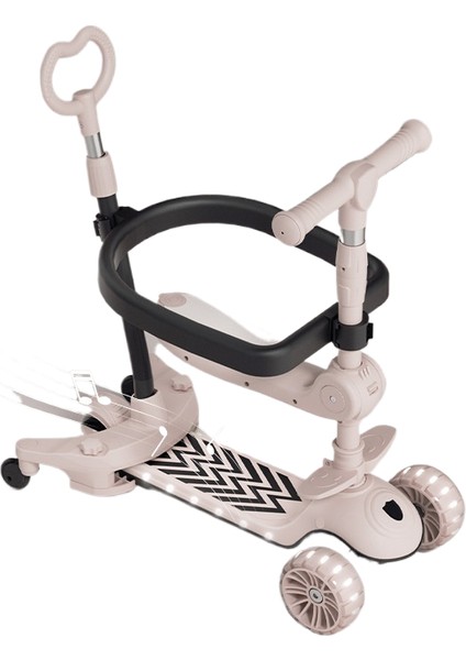 Scooter Çocuklar 3 A 6 Yaşında Erkek Kız Çocuk Bebek Pedallı Scooter Paten 3'ü 1 Arada (Yurt Dışından)