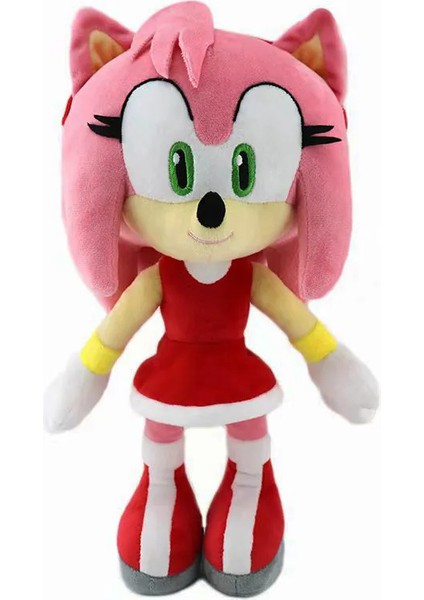 "30CM Sonic Peluş Oyuncak Çizgi Film Kirpi Amy Rose Kuyruğu Yumuşak Doldurulmuş Bebek Çocuk Doğum Günü Sonic Sevimli Oyuncaklar " (Yurt Dışından)