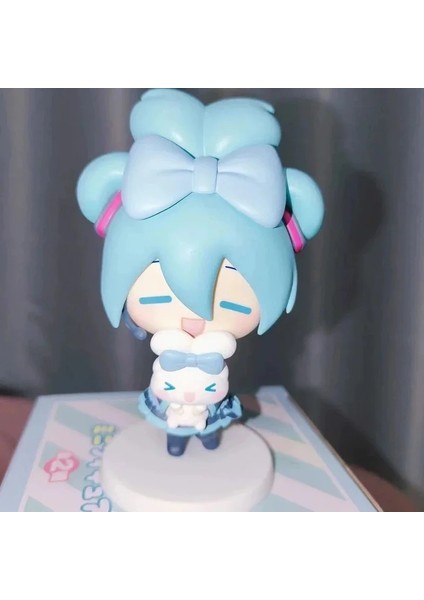 Anime Hatsune Miku Bebek Cinnamoroll Bebek Miku Sevimli Aksiyon Figürü Q Versiyonu Bebek Modeli Pvc Masaüstü Süsleri Oyuncak (Yurt Dışından)