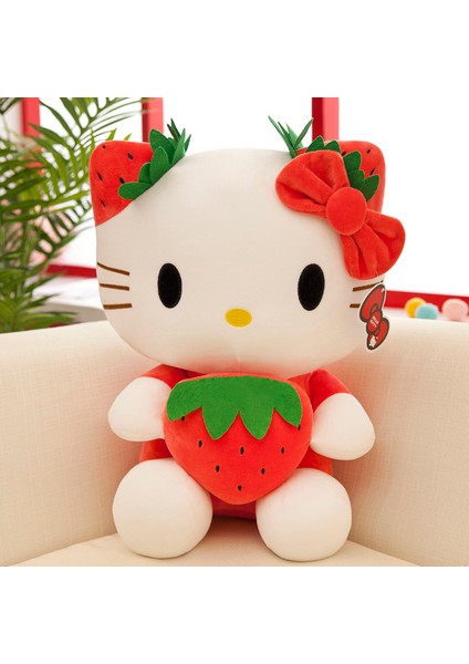 35CM Sevimli Hello Kitty Peluş Oyuncak Anime Sevimli Yastık Bebek Doldurulmuş Hayvan Çocuk Peluş Oyuncak Dekoratif Peluş (Yurt Dışından) fiyatları