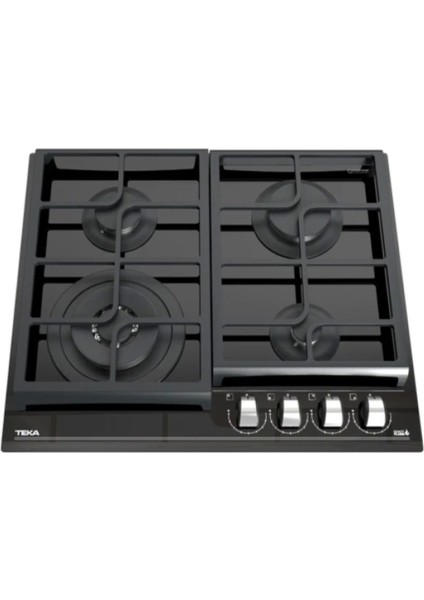 - GZC 64320 XBC BK - Ankastre ExactFlame Teknolojili Kristal Wok Gözlü Cam Gazlı Ocak - Döküm Izgara - Siyah - 60 cm - 112570169