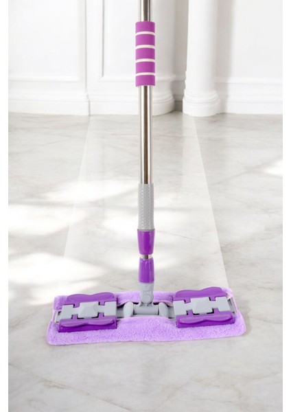 Afragola Yer Mopu Fayans Duvar Yüzey Temizlik Mikrofiber Mandallı Mop