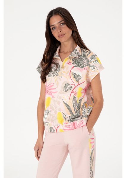 Kadın Pudra Sweatshirt 50305998-VR042