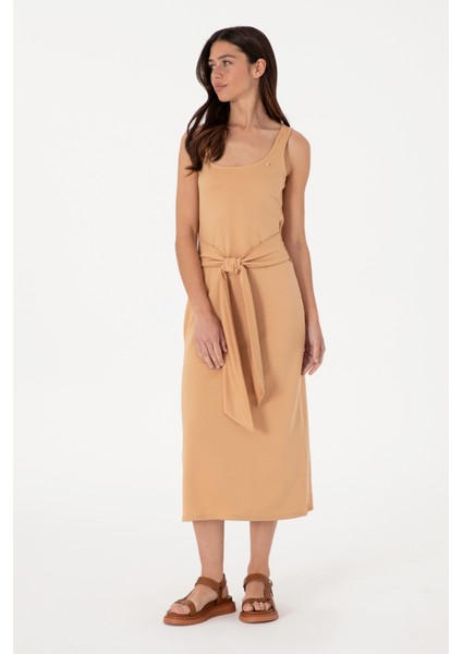 Kadın Camel Elbise (Örme) 50306676-VR015