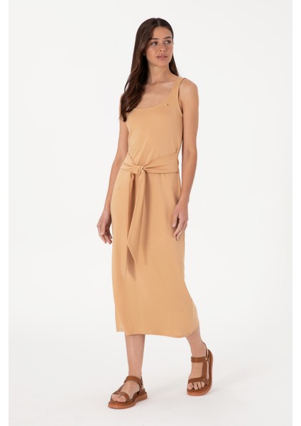 Kadın Camel Elbise (Örme) 50306676-VR015